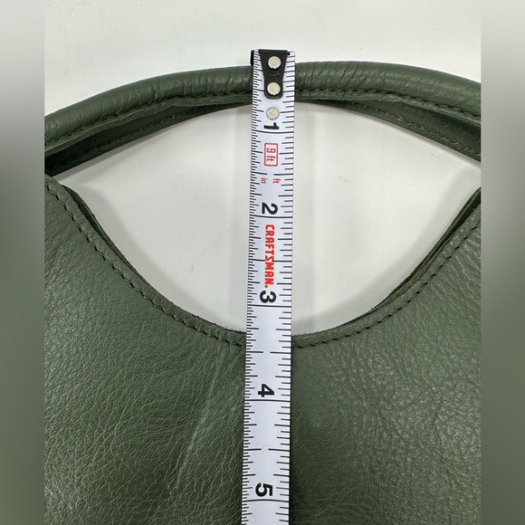 NWT - Madi Claire Flap Over Leather Satchel Handbag - Verona - Olive - Picture 9 of 14